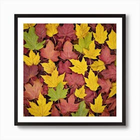 Autumn Leaves 34 Art Print