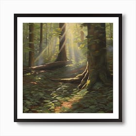 Walk In The Woods 1 Art Print