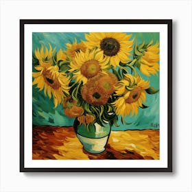 Sunflowers 14 Art Print