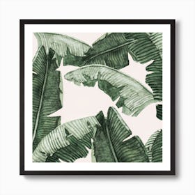 Under Palm Leaves2 Art Print