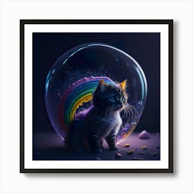 Cat Galaxy (81) Art Print