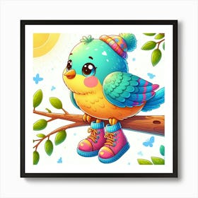 Cute Bird Art Print