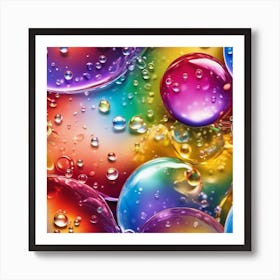 Water Bubbles 2 Art Print