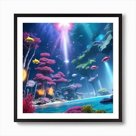 Underwater World Art Print