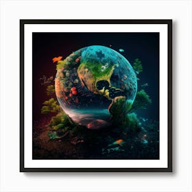 Earth - Nature Stock Videos & Royalty-Free Footage Art Print