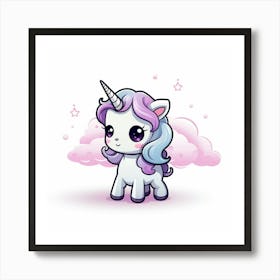 Cute Unicorn 117 Art Print