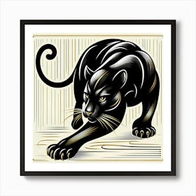 Wall art Panther 1 Art Print