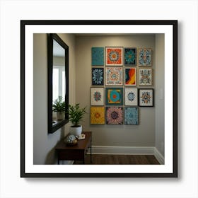 Hallway Gallery Art Print