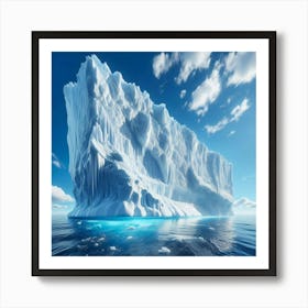 Iceberg In The Ocean Art Print