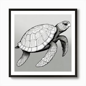 Sea Turtle 1 Art Print