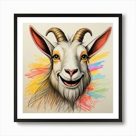 Goat! 30 Art Print