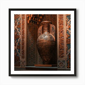 Islamic Urn Morroco Art Print