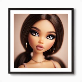 Barbie Doll Portrait Art Print