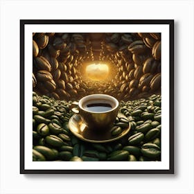 Coffee Beans 160 Art Print