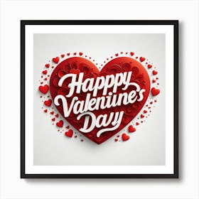 Happy Valentine'S Day 4 Art Print