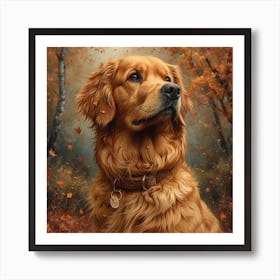 Golden Retriever Art Print