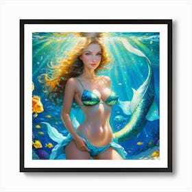 Mermaid jgf Art Print