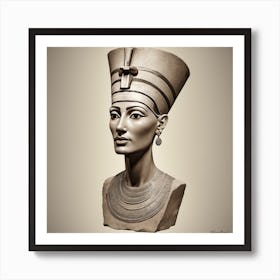 Bust Of Nefertiti Art Print