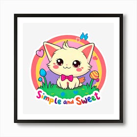 Simple And Sweet Art Print