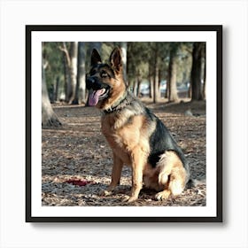 German Shepherd Dog Art Print