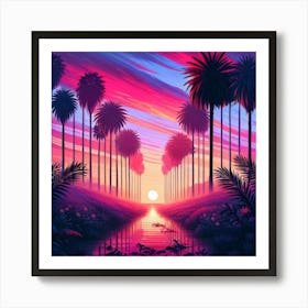 Sunset Art Print