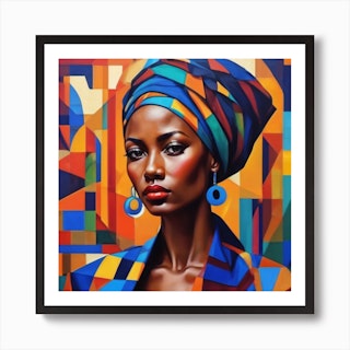 1 - Queen RoseBlunts Print by Art Fy African