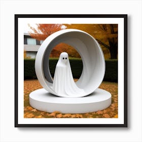 Ghost In A Circle Art Print