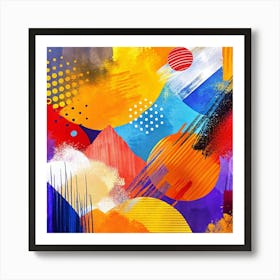 Abstract Painting 137 Art Print