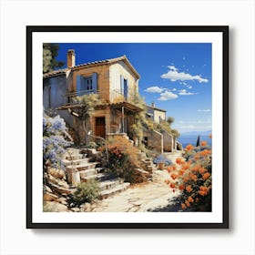 House On The Hill Art Print