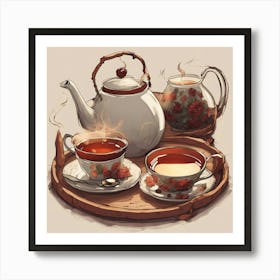 Tea Art 32 Art Print