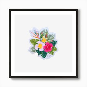 Hibiscus Flower 3 Art Print