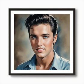 Timeless Heartthrob Elvis Presley Art Print