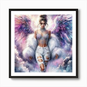 Angel Wings 38 Art Print