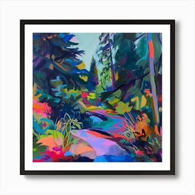 Colourful Gardens Vandusen Botanical Garden Canada 2 Art Print