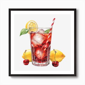 Cherry Martini Affiche