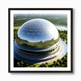 Futuristic Dome 1 Art Print