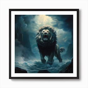 Lion Of The Sea Art Print