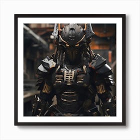Predator In Armor Art Print