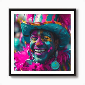 Carnival Dancer 1 Art Print