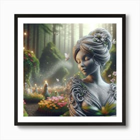 Fairy In The Forest 1 Art Print