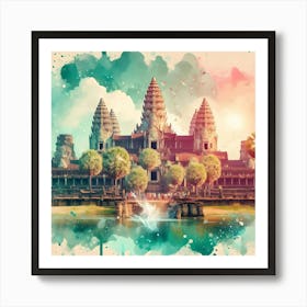 Angkor Wat 8 Art Print