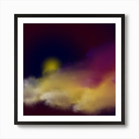 Clouds And Sun Art Print