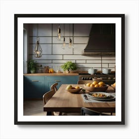 Modern Kitchen Scene Art Print