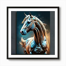 Horse Painting 1 Art Print