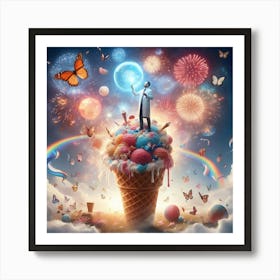 Ice Cream Cone 1 Art Print