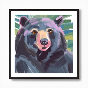 Black Bear 02 Art Print