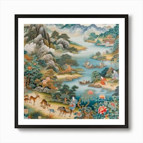 Chinese Landscape Art Print