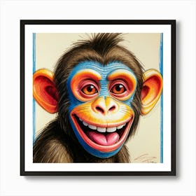 Chimpanzee 16 Art Print