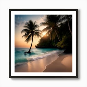 Tropical Sunset1 Art Print