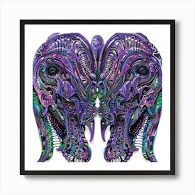 Purple Horns Art Print